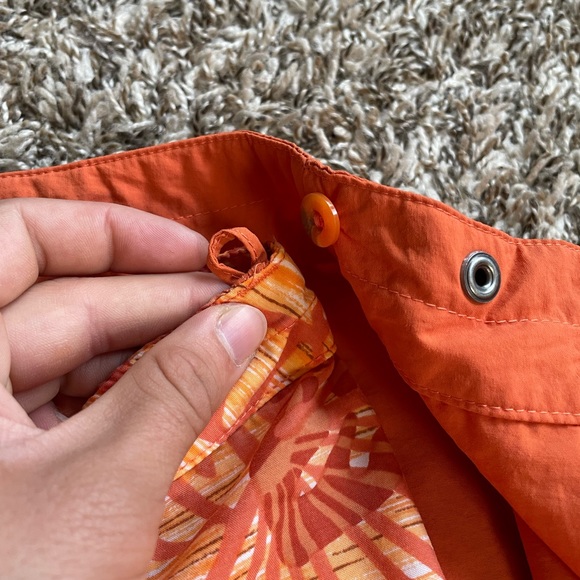 Columbia orange nylon shorts skort - Picture 6 of 12